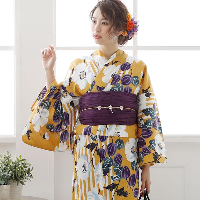 121d29 レトロモダン浴衣 ゆかた 大人 下駄 レディース 帯 浴衣セット 夏祭り 女の子 セット レトロ 浴衣 女性 花火大会 4点セット 紫 の通販はau Pay マーケット セレブワンピース ドレスpourvous