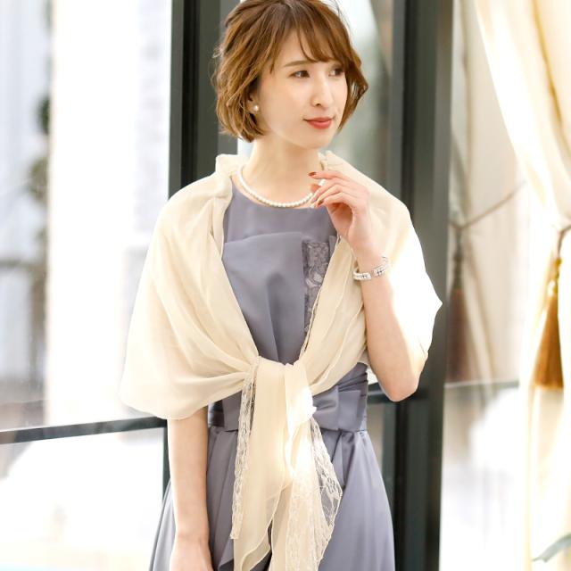 1940 結婚式 ストール ボレロ ショール 羽織物 結婚式ボレロ リボン レース シフォン お呼ばれボレロ レディースファッション パーティーの通販はau Pay マーケット セレブワンピース ドレスpourvous