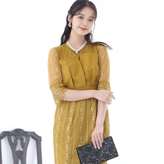 307221725 結婚式 ワンピース パーティードレス フォーマルドレス