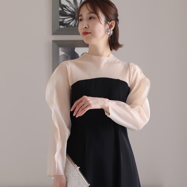 359221925 結婚式 ワンピース パーティードレス フォーマルドレス 大きいサイズ ドレス フォーマル お呼ばれ 体型カバー 小柄 韓国 小さいサイズ 顔合わせ 20代 30代 40代 50代 上品 春 夏 秋 冬 服装 服 二次会 50代 aライン 母親 袖あり 袖付き長袖 七分袖 ミモレ丈 359221925 結婚式 ワンピース パーティードレス フォーマルドレス