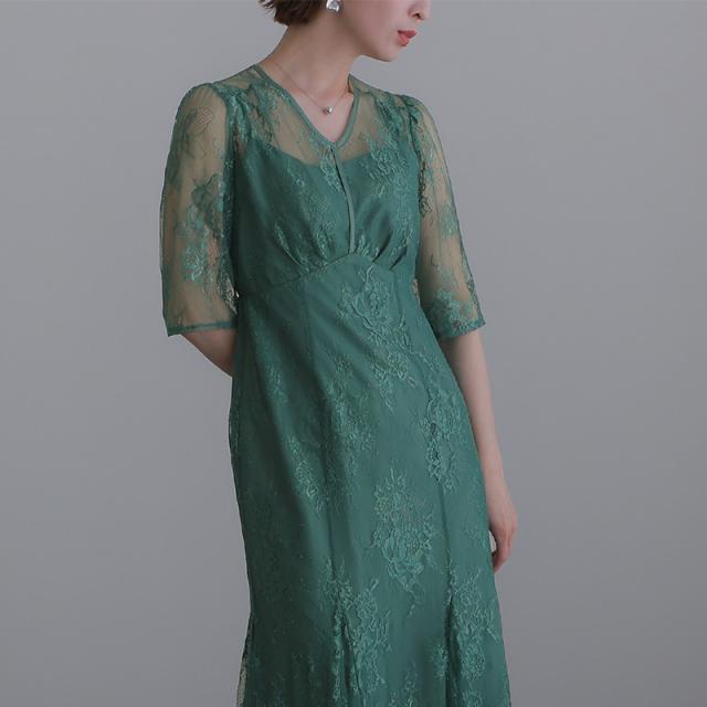 499231138 結婚式 ワンピース パーティードレス フォーマルドレス