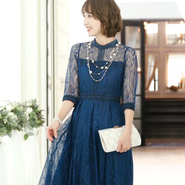 534202112 パーティードレス ワンピース 結婚式 お呼ばれ ドレス 服装