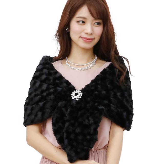 ショール 羽織 羽織物 ボレロ ファー フェイクファー パーティードレス 結婚式 お呼ばれ ワンピース ドレス フォーマルドレス フの通販はau Pay マーケット セレブワンピース ドレスpourvous