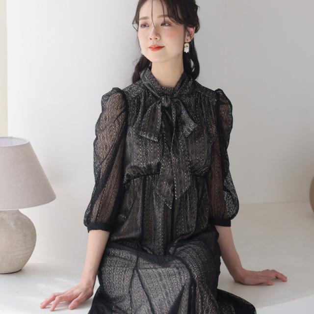 670231413 ワンピース フォーマルドレス 体型カバー 小さいサイズ 大きいサイズ 韓国 結婚式 20代 30代 40代 50代 小柄 ドレス お呼ばれ パーティードレス フォーマル 上品 顔合わせ 春 夏 秋 冬 服装 服 着痩せ 低身長 総レース レース 袖あり 袖付き 袖 長袖 七分袖 670231413 ワンピース フォーマルドレス 体型カバー 小さいサイズ