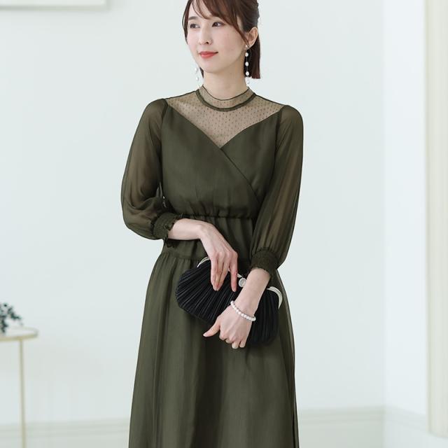 900221125 パーティードレス 30代 ワンピース 結婚式 20代 大きい