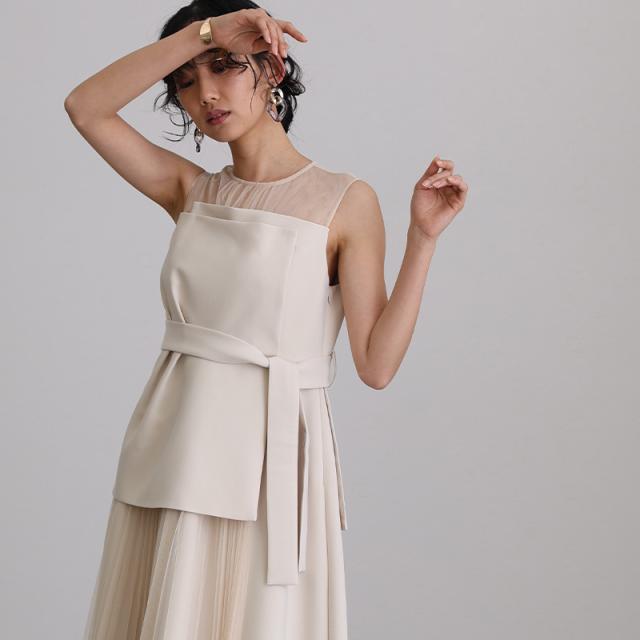 935241338 体型カバー フォーマルドレス ワンピース 結婚式 小さい