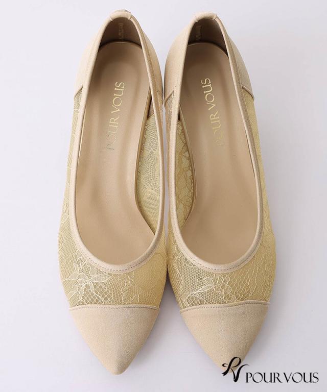 117221328 パーティーシューズ パンプス 靴 ミュール ローヒール