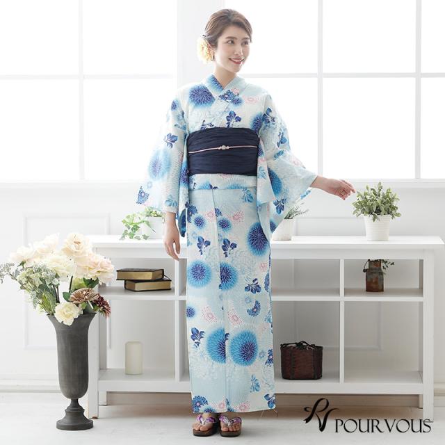 12520d29 レディース レトロモダン浴衣 帯 浴衣 女性 夏祭り セット 浴衣セット レトロ ゆかた 大人 女の子 下駄 花火大会 4点セット 青 水色 モダン 古典柄 古典 花 レトロモダン 花柄 兵児帯 お祭り ユカタ 夏 可愛い 花火 和服 フリーサイズ 激安 七五三 冬