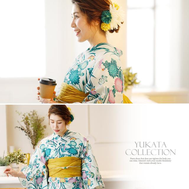 13420d29 レディース レトロモダン浴衣 帯 浴衣 女性 夏祭り セット