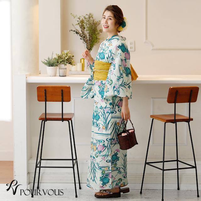 13420d29 レディース レトロモダン浴衣 帯 浴衣 女性 夏祭り セット