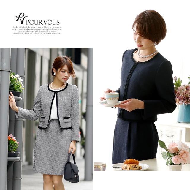 1721 セレモニー スーツ 母 40代 体型カバー 入学式 卒業式 卒園式