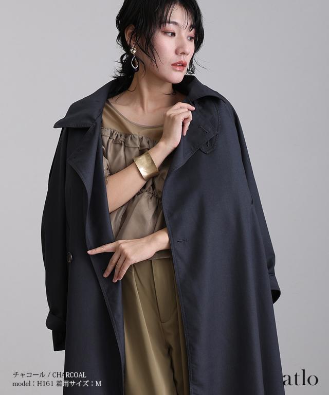 オーバーシルエット トレンチコート パーティードレス オケージョン ワンピース 結婚式 大きいサイズ かっこいい 小柄 体型カバー フォーマルドレス 10代 20代 30代 ドレス フォーマル_1