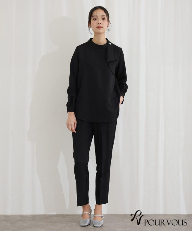 192242267 セレモニー 冬 お宮参り 母 卒園式 入学式 レディース 50代 大きいサイズ 30代 スーツ ママ 七五三 入園式 秋 40代 フォーマル 卒業式 礼服 パンツスーツ 2点セット ネイビー きれいめ 192242267 セレモニー 冬 お宮参り 母 卒園式 入学式 レディース 50代