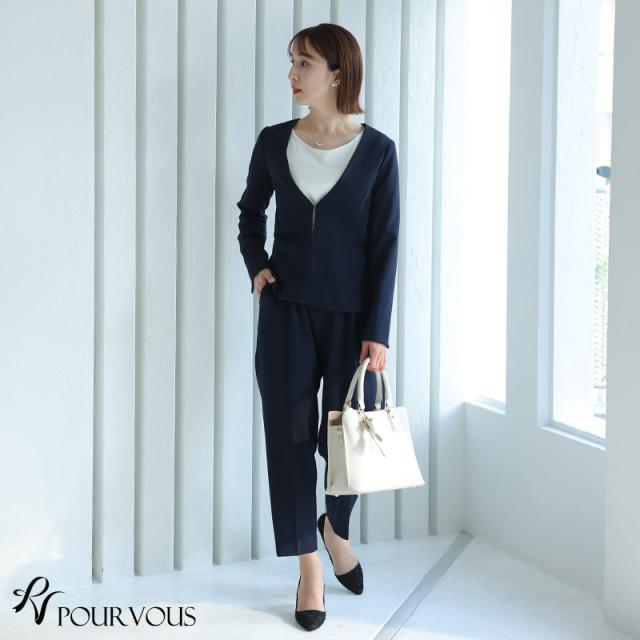 336222010 スーツ 卒業式 入学式 卒園式 入園式 フォーマル レディース 大きいサイズ ママ 母 セレモニー 母親 ママスーツ ビジネス レディースファッション 礼服 服装 上品 女性 きれいめ 2点セット セットアップ 2点 パンツ パンツスーツ セット ビジネススーツ ジャケットの通販は