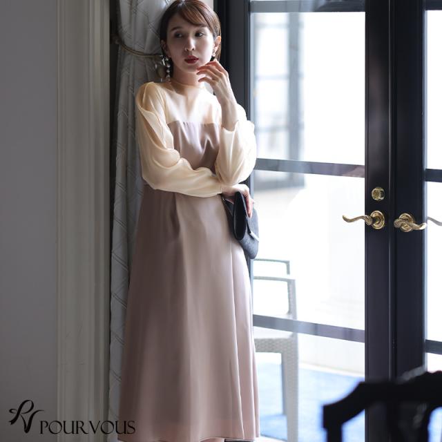 359221925 結婚式 ワンピース パーティードレス フォーマルドレス