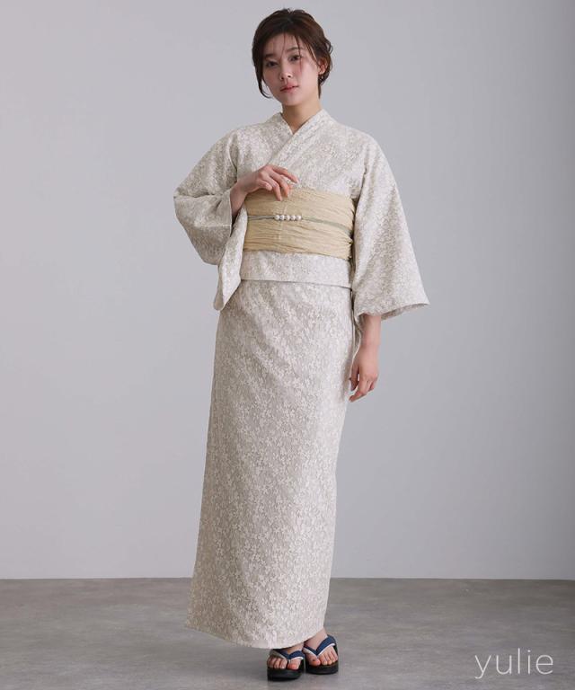 375251311 浴衣 セパレート 二部式 洗える浴衣 レディース 2点セット