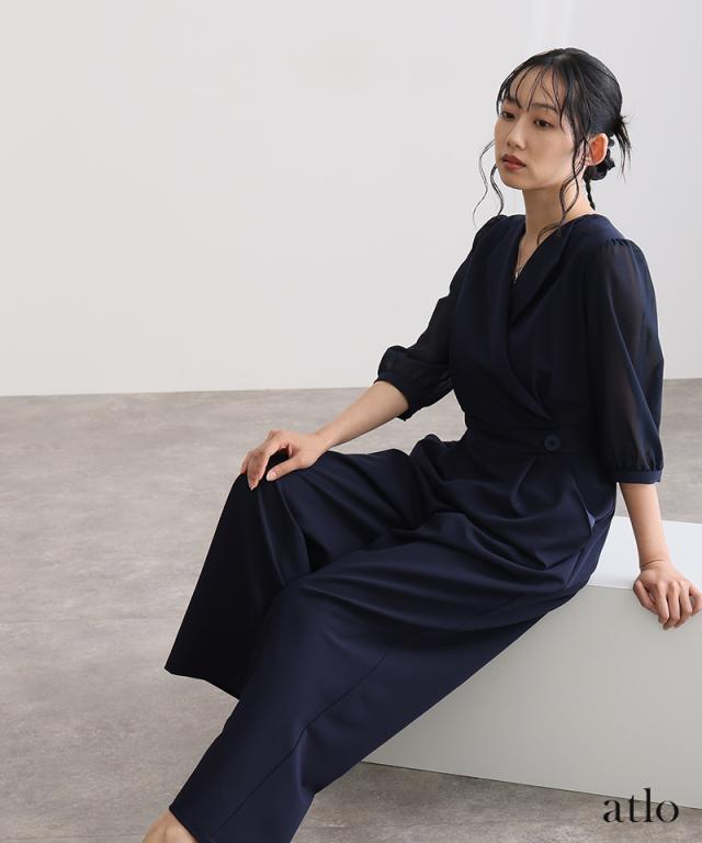 458251613 パンツ 結婚式 オールインワン パンツドレス セレモニースーツ 大きいサイズ 体型カバー パンツスーツ パーティードレス パンツ 上品 オケージョンドレス お呼ばれ 20代 30代 40代 春 458251613 パンツ 結婚式 オールインワン パンツドレス セレモニー