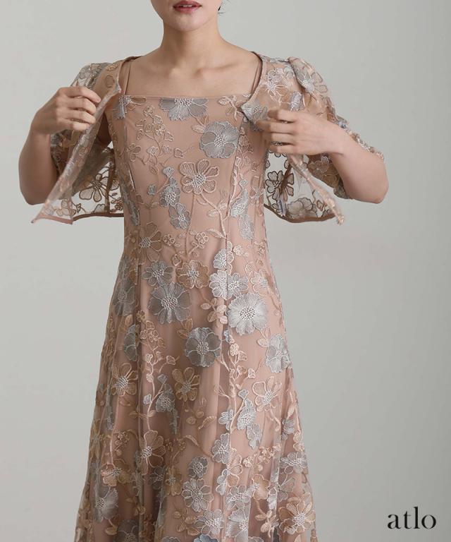 478251725 刺繍 2点セット ワンピース パーティードレス オケージョン