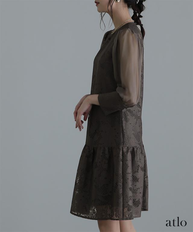 582231438 体型カバー フォーマルドレス ワンピース 結婚式 小さい