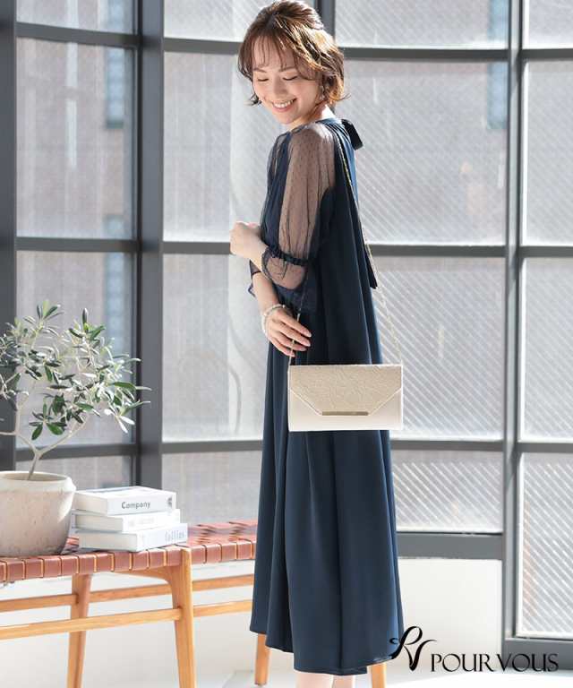 614231222 パーティードレス 結婚式 ワンピース ドレス