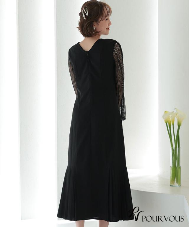 619231322 ワンピース 体型カバー 結婚式 小さいサイズ パーティー