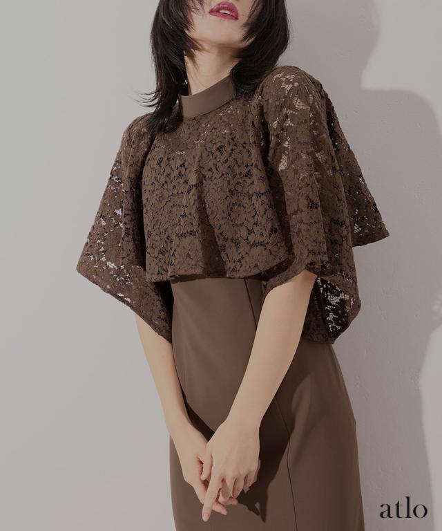 【低身長用サイズあり】体型カバー フォーマルドレス ワンピース 結婚式 小さいサイズ 大きいサイズ 小柄 ドレス 韓国 フォーマル 上品 20代 30代 40代 50代 お呼ばれ 顔合わせ パーティードレス 春 夏 秋 冬 服装 服 二次会 50代 aライン 母親 袖あり 袖付き 袖_12
