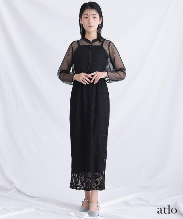 650231638 体型カバー フォーマルドレス ワンピース 結婚式 小さい