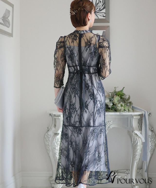 653231325 結婚式 ワンピース パーティードレス フォーマルドレス 大きいサイズ ドレス フォーマル お呼ばれ 体型カバー 小柄 韓国 小さいサイズ 顔合わせ 20代 30代 40代 50代 上品 春 夏 秋 冬 服装 服 二次会 50代 aライン 母親 袖あり 袖付き 袖 総レース レース 653231325 結婚式 ワンピース パーティードレス フォーマルドレス