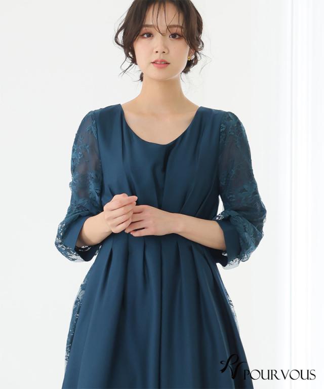 708211914 ドレス 結婚式 ワンピース パーティードレス フォーマルドレス お呼ばれ 服装 大きいサイズ フォーマル 大人 ミセス 服 上品 他と被らない 春 夏 秋 冬 20代30代40代 二次会 レディース 母 袖あり 袖付き 袖 総レース レース ロング マキシ 708211914 ドレス 結婚式 ワンピース パーティードレス フォーマル