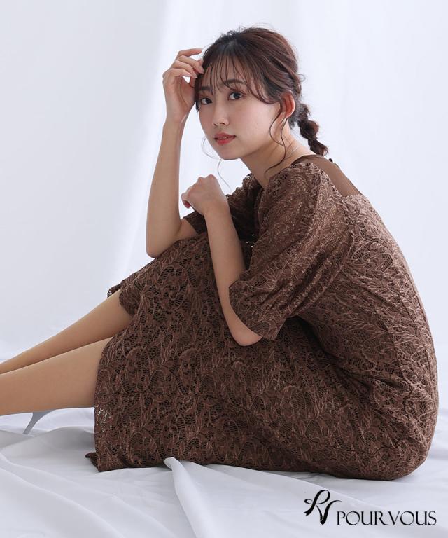 714231425 体型カバー フォーマルドレス ワンピース 結婚式 小さい