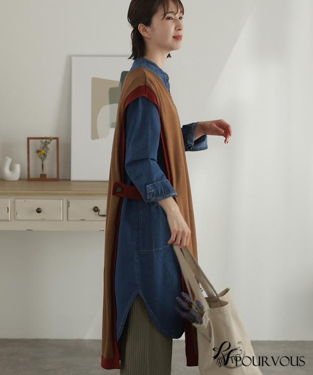 カジュアル ワンピース トップス ブラウス レディース おしゃれ ファッション シンプル オフィス 大きいサイズ シャツ 上品 大人かわいい きれいめ 新作 大人可愛い オフィスカジュアル 通学 韓国 tシャツ 重ね着 2WAY ノースリーブ 半袖 綿 綿100％