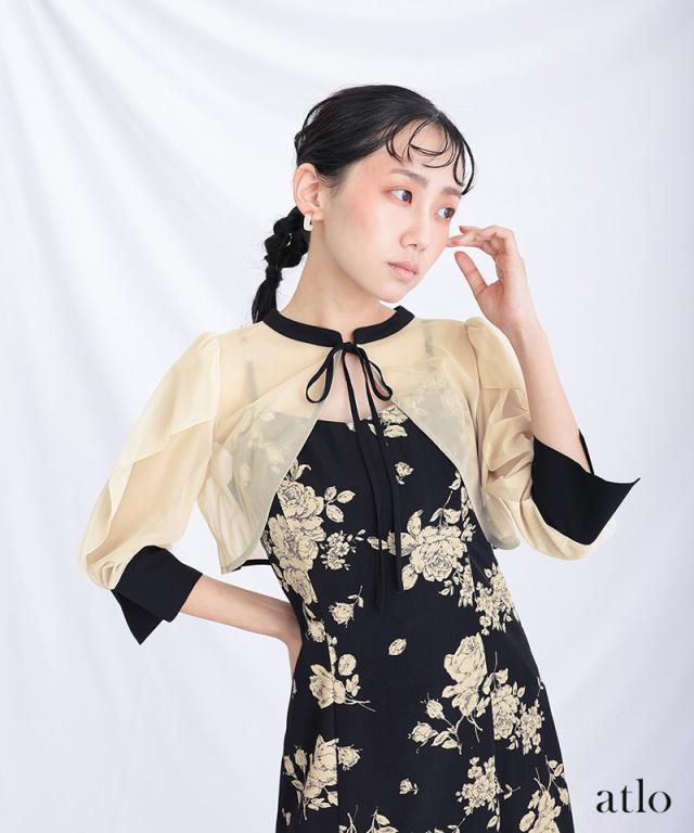 763231678 体型カバー フォーマルドレス ワンピース 結婚式 小さい