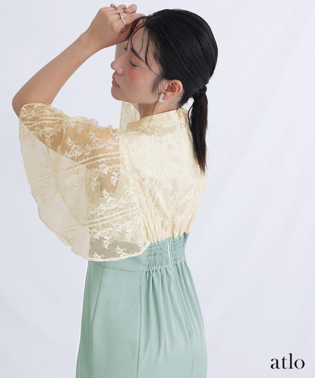 ワンピース 体型カバー フォーマルドレス 大きいサイズ 結婚式 小さいサイズ 韓国 パーティードレス 小柄 20代 30代 40代 50代 フォーマル ドレス お呼ばれ 上品 春 夏 秋 冬 顔合わせ ミセス 150 50代 袖あり 袖付き 袖 ミモレ丈 ミディアム丈 膝下 半袖 七分袖_15