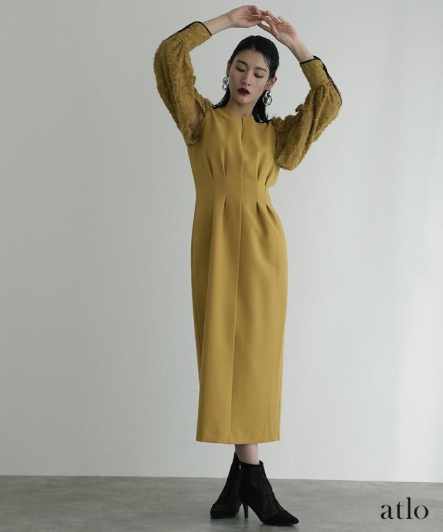 790231938 ワンピース 体型カバー フォーマルドレス 大きいサイズ 結婚