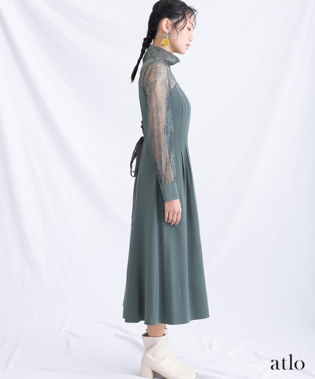 ワンピース 体型カバー フォーマルドレス 大きいサイズ 結婚式 小柄 小さいサイズ ドレス 韓国 フォーマル パーティードレス 20代 30代 40代 50代 お呼ばれ 上品 顔合わせ 春 夏 秋 冬 150cm 低身長 ミセス 着痩せ 即日発送 おしゃれ 袖あり 袖付き 袖 長袖 七分袖_9