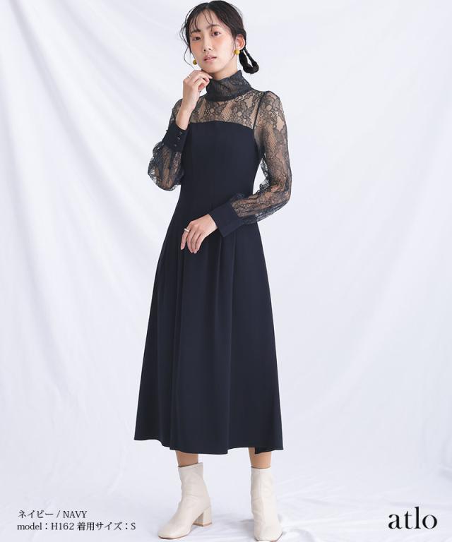 ワンピース 体型カバー フォーマルドレス 大きいサイズ 結婚式 小柄 小さいサイズ ドレス 韓国 フォーマル パーティードレス 20代 30代 40代 50代 お呼ばれ 上品 顔合わせ 春 夏 秋 冬 150cm 低身長 ミセス 着痩せ 即日発送 おしゃれ 袖あり 袖付き 袖 長袖 七分袖_1