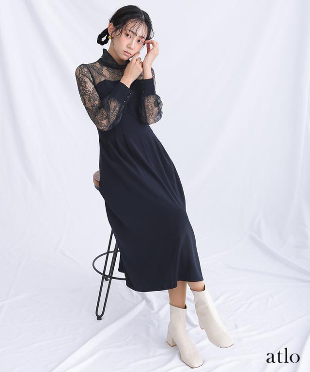 ワンピース 体型カバー フォーマルドレス 大きいサイズ 結婚式 小柄 小さいサイズ ドレス 韓国 フォーマル パーティードレス 20代 30代 40代 50代 お呼ばれ 上品 顔合わせ 春 夏 秋 冬 150cm 低身長 ミセス 着痩せ 即日発送 おしゃれ 袖あり 袖付き 袖 長袖 七分袖_7