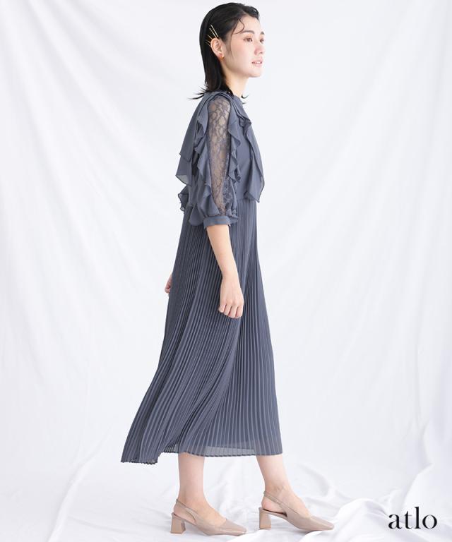 796231822 ワンピース フォーマルドレス 体型カバー 小さいサイズ