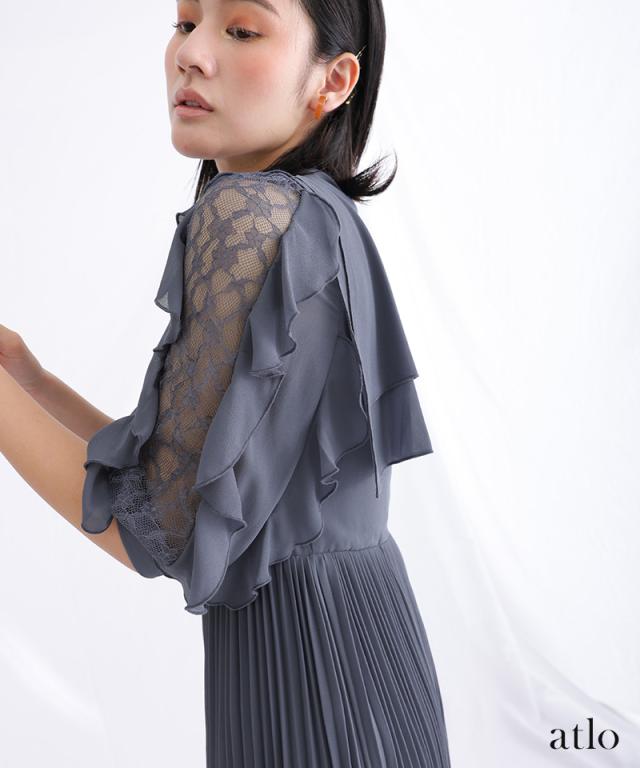 796231822 ワンピース フォーマルドレス 体型カバー 小さいサイズ