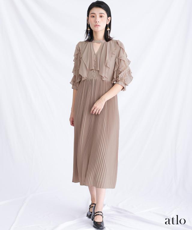 ワンピース フォーマルドレス 体型カバー 小さいサイズ 大きいサイズ 韓国 結婚式 20代 30代 40代 50代 小柄 ドレス お呼ばれ パーティードレス フォーマル 上品 顔合わせ 春 夏 秋 冬 服装 服 着痩せ 低身長 袖あり 袖付き 半袖 七分袖 ロング丈 マキシ 総レース_12