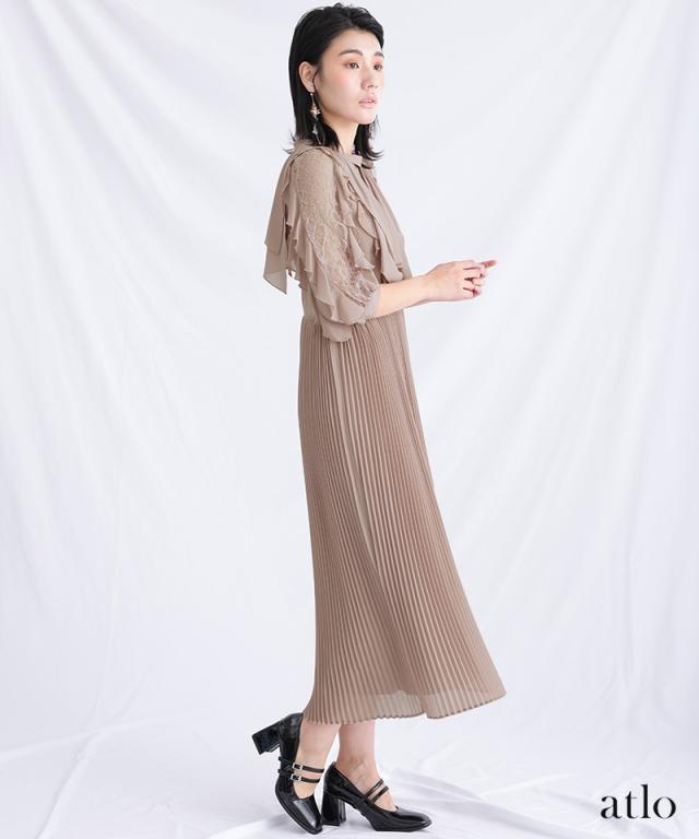 ワンピース フォーマルドレス 体型カバー 小さいサイズ 大きいサイズ 韓国 結婚式 20代 30代 40代 50代 小柄 ドレス お呼ばれ パーティードレス フォーマル 上品 顔合わせ 春 夏 秋 冬 服装 服 着痩せ 低身長 袖あり 袖付き 半袖 七分袖 ロング丈 マキシ 総レース_13