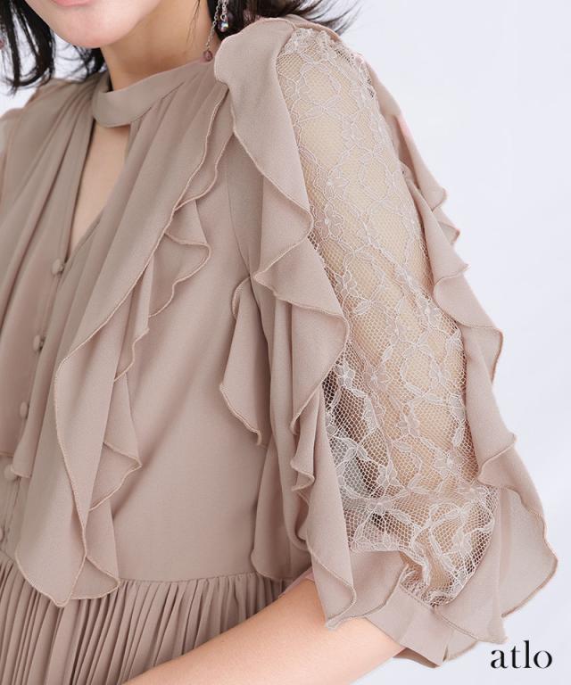 ワンピース フォーマルドレス 体型カバー 小さいサイズ 大きいサイズ 韓国 結婚式 20代 30代 40代 50代 小柄 ドレス お呼ばれ パーティードレス フォーマル 上品 顔合わせ 春 夏 秋 冬 服装 服 着痩せ 低身長 袖あり 袖付き 半袖 七分袖 ロング丈 マキシ 総レース_17