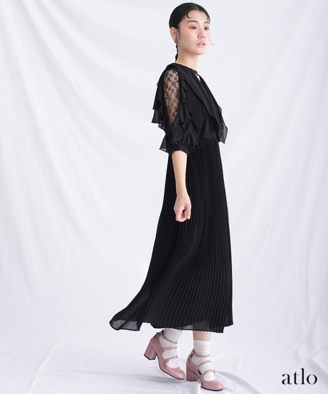 ワンピース フォーマルドレス 体型カバー 小さいサイズ 大きいサイズ 韓国 結婚式 20代 30代 40代 50代 小柄 ドレス お呼ばれ パーティードレス フォーマル 上品 顔合わせ 春 夏 秋 冬 服装 服 着痩せ 低身長 袖あり 袖付き 半袖 七分袖 ロング丈 マキシ 総レース_5