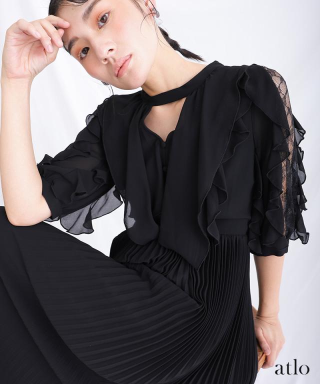 ワンピース フォーマルドレス 体型カバー 小さいサイズ 大きいサイズ 韓国 結婚式 20代 30代 40代 50代 小柄 ドレス お呼ばれ パーティードレス フォーマル 上品 顔合わせ 春 夏 秋 冬 服装 服 着痩せ 低身長 袖あり 袖付き 半袖 七分袖 ロング丈 マキシ 総レース_7