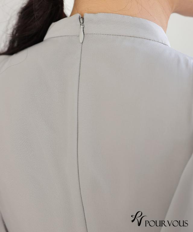 体型カバー フォーマルドレス ワンピース 結婚式 大きいサイズ 小さいサイズ 小柄 パーティードレス 韓国 20代 30代 40代 50代 ドレス フォーマル 上品 お呼ばれ 顔合わせ 春 夏 秋 冬 ミセス 低身長 着痩せ 150cm おしゃれ 即日発送 袖あり 総レース レース_18