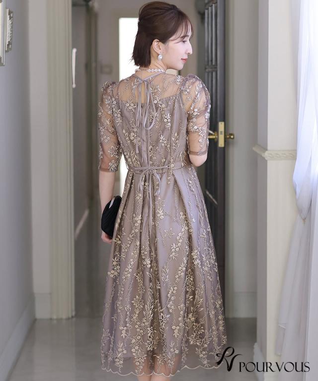 825211922 結婚式 ワンピース パーティードレス フォーマル
