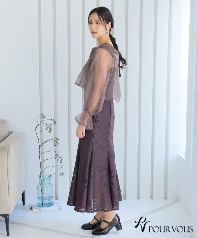 843231925 ワンピース 体型カバー フォーマルドレス 大きい