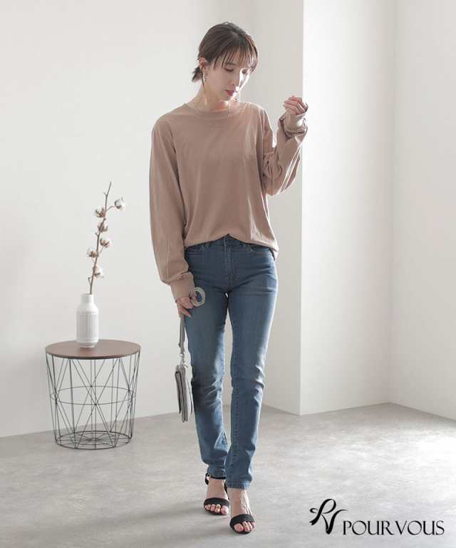 862211926 パンツ ストレート スリムデニム きれいめ レディース