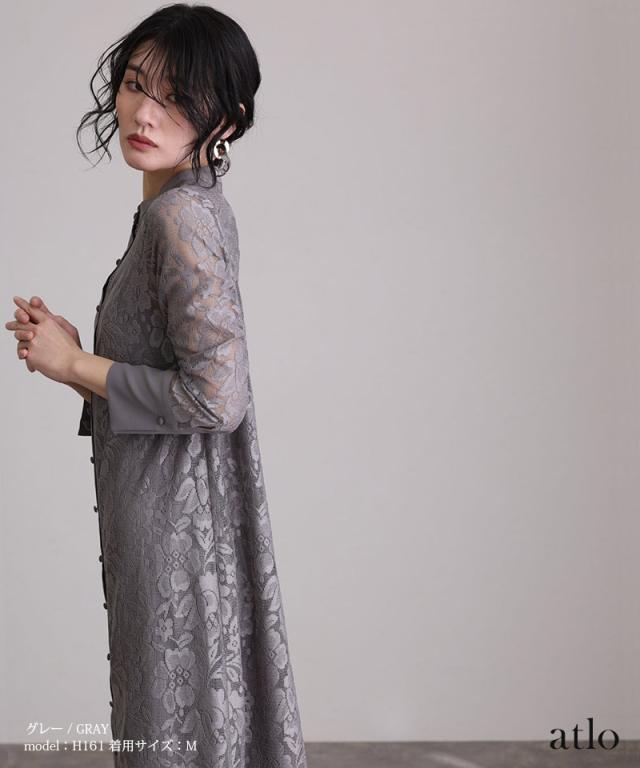 883241138 体型カバー フォーマルドレス ワンピース 結婚式 大きい