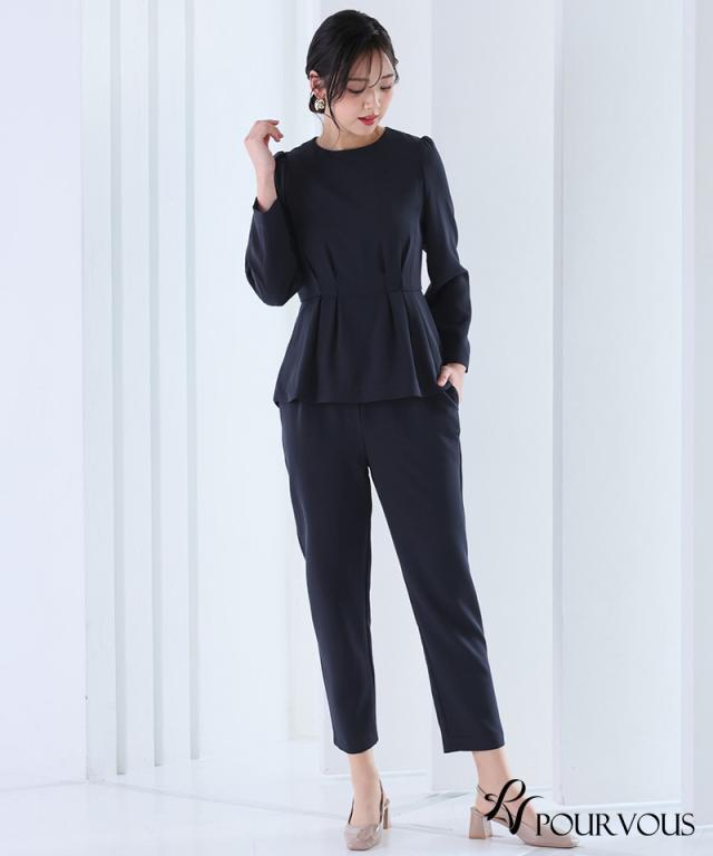パンツドレス パンツスーツ セットアップ パンツ セレモニースーツ フォーマルドレス 大きいサイズ お呼ばれ 体型カバー パーティードレス 結婚式 上品 30代 20代 40代 春 夏 秋 冬 小柄 ワンピース 顔合わせ 韓国 かわいい 服装 ミセス 即日発送 袖あり 袖付き 袖_4